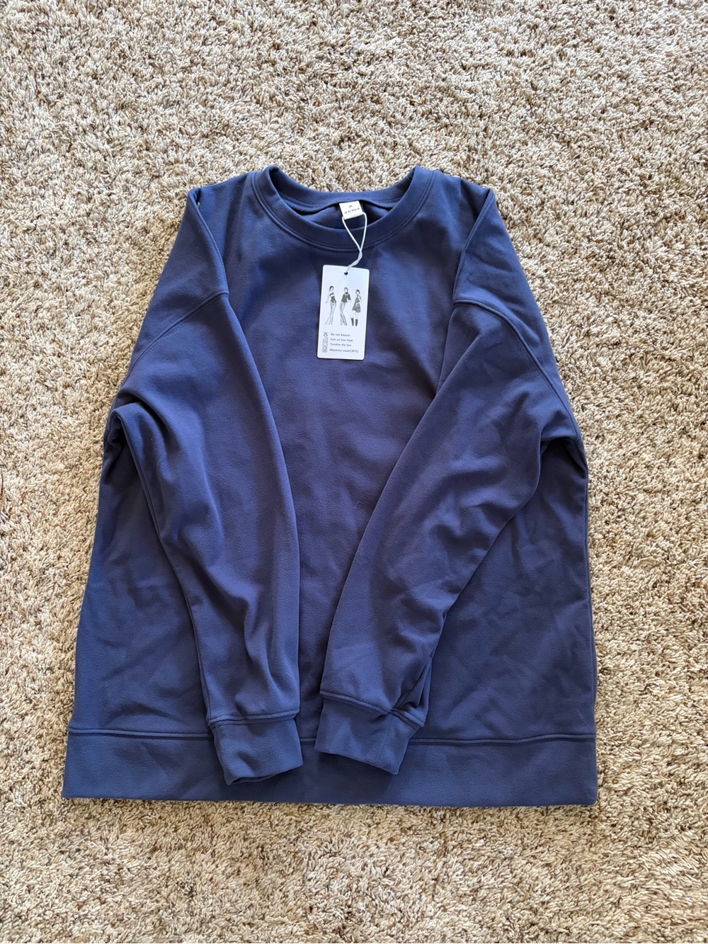 NWT Navy Crewneck Sweater - Classic Pullover
